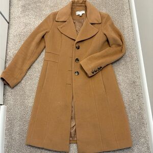 Anne Klein Camel Wool Coat